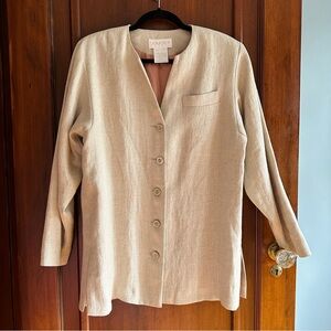 Vintage Linen Jacket, Linda Lundstrom